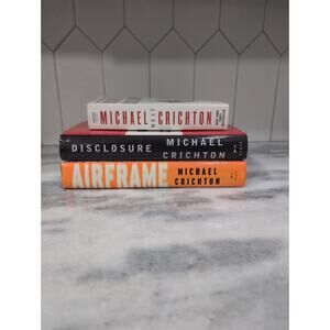Michael Crichton Standalone‎ Novels: Next, Airframe & Disclosure (2 HC, 1 PB)